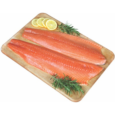 Fresh Atlantic Skinless Salmon Fllt 2.21 lbs avg. pack