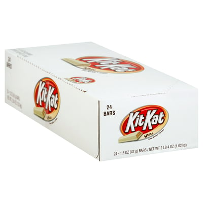 Kit Kat, Candy Bars, Crisp Wafers 'n Creme, White 24 count