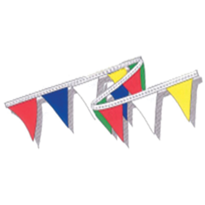 Multi Colored Pennants 50 ft