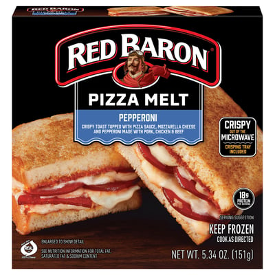 Red Baron, Pizza Melt, Pepperoni	5.34 oz