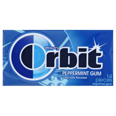 Orbit, Gum, Sugar Free, Peppermint 14 count