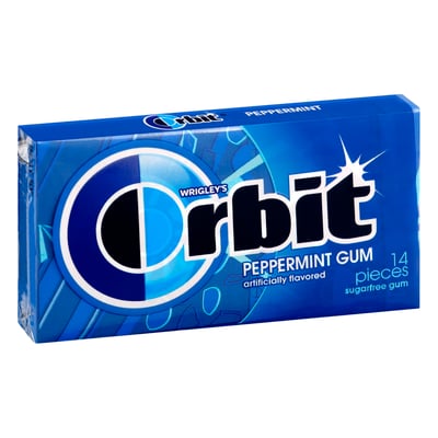Orbit, Gum, Sugarfree, Peppermint 14 count
