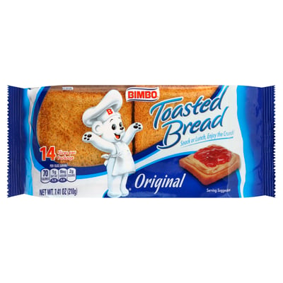 Bimbo, Toasted Bread, Original 14 count