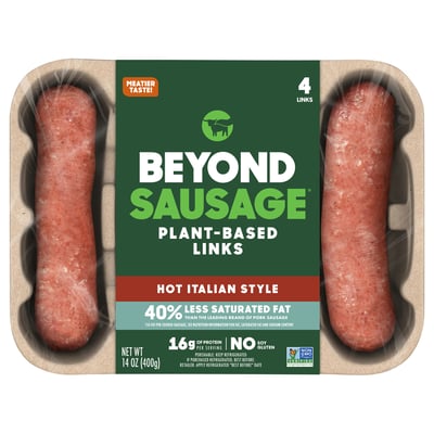 Beyond Sausage, Links, Plant-Based, Hot Italian Style 14 oz
