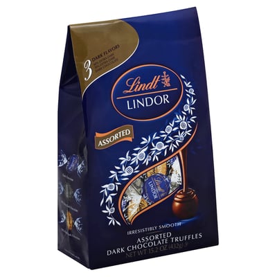 Lindt, Chocolate, Dark Truffles, Assorted 15.2 oz