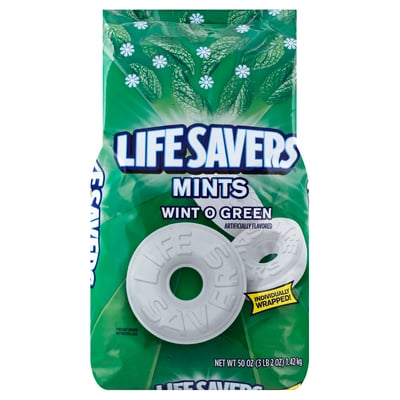 LIFE SAVERS Wint O Green Mint Hard Candy Party Size 52.08 oz