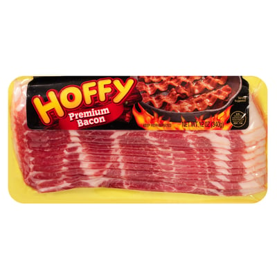 Hoffy Bacon Premium Traditional Slice Bacon 12 oz