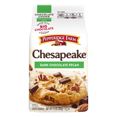 Pepperidge Farm®, Chesapeake® - Crispy Dark Chocolate Pecan Cookies 7.2 oz
