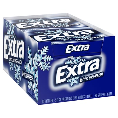 Extra, Winterfresh Chewing Gum Packs 150 count