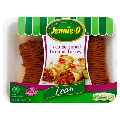 Jennie O Taco Seasoned Ground Turkey 16 oz