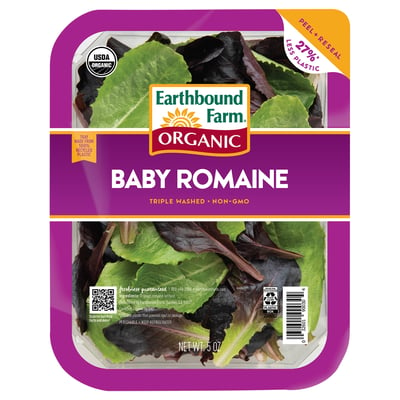 Earthbound Farm, Organic - Baby Romaine 5 oz