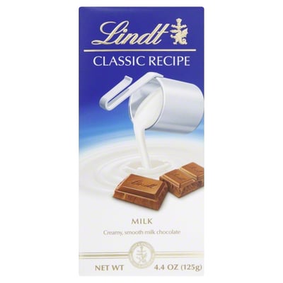 Lindt, Classic Recipe - Milk Chocolate 4.4 oz