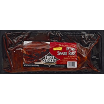 Pork Spareribs - Sold in the bag 11.13 lbs avg. per pack