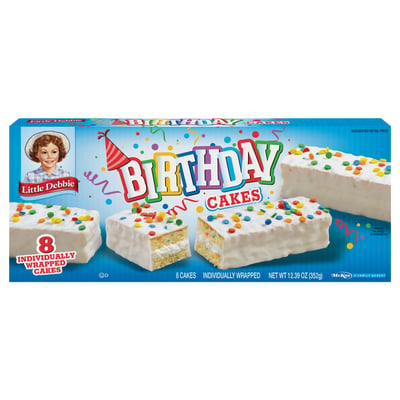 Little Debbie, Cakes, Birthday 8 count
