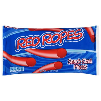 Red Vines, Red Ropes, Snack Sized Pieces 12 oz