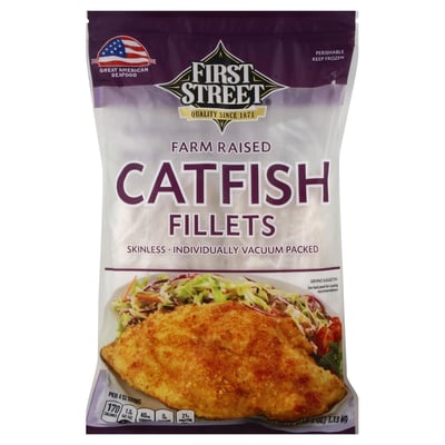 First Street Great American Catfish Fillets 40 oz
