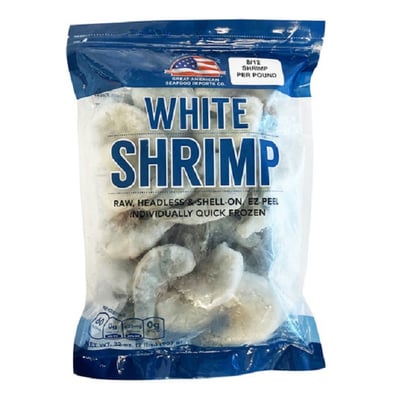 Shrimp 8/12 Shell On 2 lb