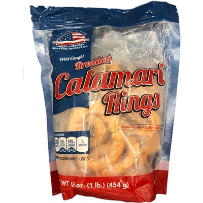 Calamari Rings Breaded 1 lb