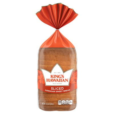 King's Hawaiian, Bread, Hawaiian Sweet, Sliced 16 oz