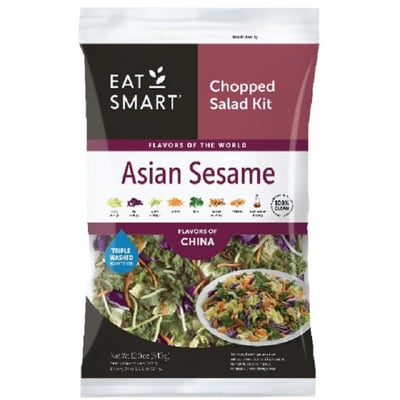 Eat Smart, Salad Kit, Chopped, Asian Sesame 12 oz