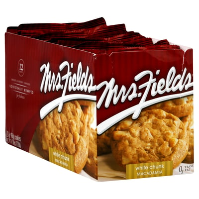 Mrs Fields, Cookie, White Chunk Macadamia 12 count