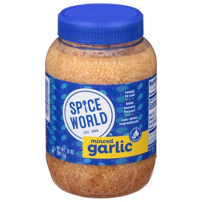 Spice World, Garlic, Minced 32 oz