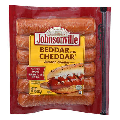Johnsonville Beddar with Cheddar Smoked Sausage 14 oz