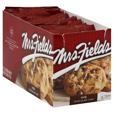 Mrs Fields, Cookies, Milk Chocolate Chip 12 count