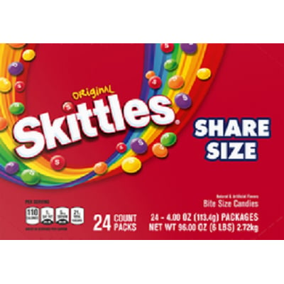SKITTLES, Original Candy Packs 104.16 oz