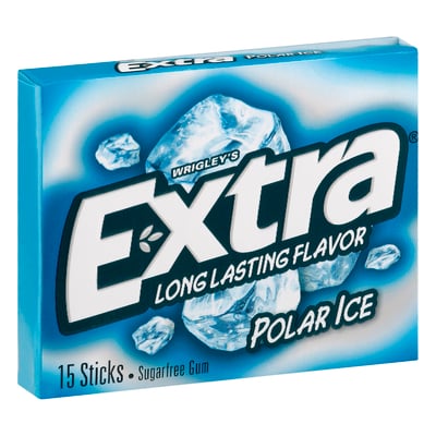 Extra, Gum, Sugarfree, Polar Ice 15 count
