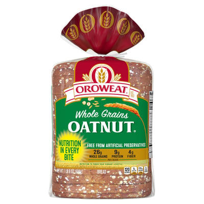 Oroweat, Oatnut - Bread, Whole Grains, Oatnut 24 oz