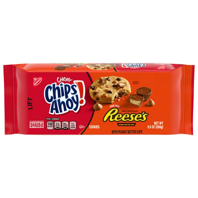 Chips Ahoy!, Cookies, Reese's Peanut Butter Cups, Chewy 9.5 oz