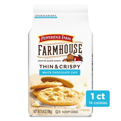 Pepperidge Farm®, Farmhouse - Thin & Crispy White Chocolate Chip Cookies 6.9 oz