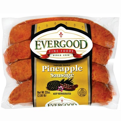 Evergood Pineapple Sausage 2.0 lbs Avg. Per. Pack