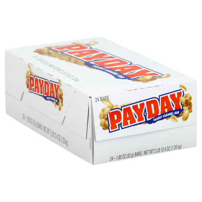 PayDay, Candy Bar, Peanut Caramel 24 count