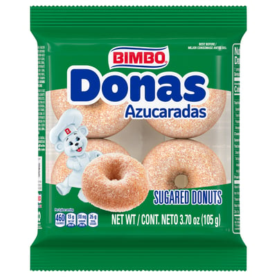 Bimbo Donas Donuts Sugared 3.89 oz