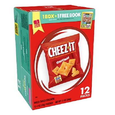 Cheez It Baked Snack Crackers 12 count
