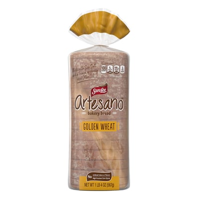 Sara Lee, Artesano - Bakery Bread, Golden Wheat 20 oz
