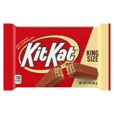 Kit Kat, Crisp Wafers, in Milk Chocolate, King Size 3 oz