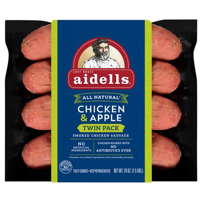 Aidells Smoked Chicken Sausage Chicken & Apple 24 oz