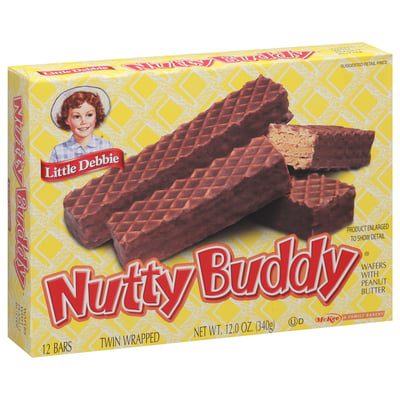 Little Debbie, Wafer Bars, Nutty Buddy 12 count