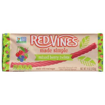 Red Vines, Candy, Mixed Berry Twists 4 oz