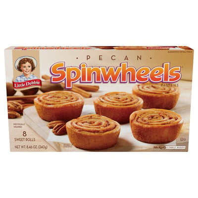 Little Debbie, Spinwheels - Pastries, Pecan, 8 Pack 8 count