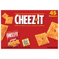 Cheez-It, Baked Snack Crackers, Original 45 count