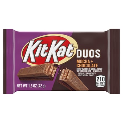 Kit Kat, Duos - Crisp Wafers, Mocha + Chocolate 1.5 oz