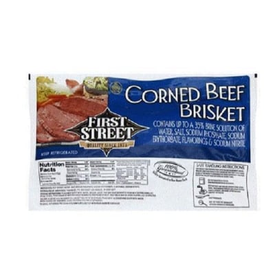 First Street Corned Beef Brisket 3.30 lbs avg. pack