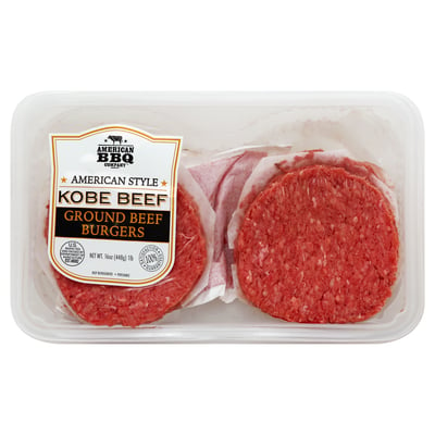 American Style BBQ Kobe Beef Burgers 16 oz