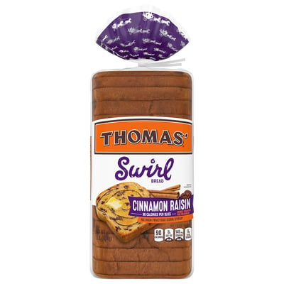 Thomas', Swirl - Bread, Cinnamon Raisin 1 lb