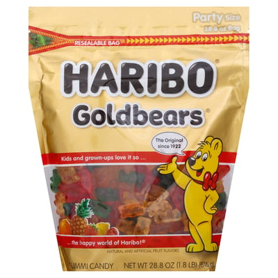 Haribo, Gummi Candy, Goldbears, Share Size 28.8 ounces
